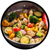 Stir-Fried Chicken With Veggies
