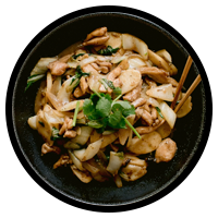 Chicken Sausage With Rice Cake Stir-Fried